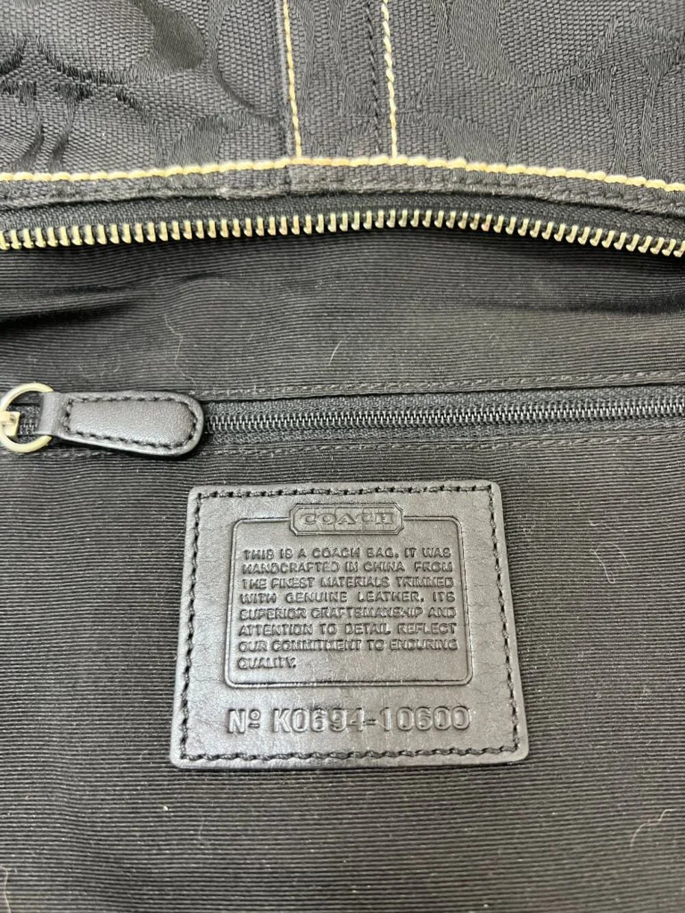 Coach Black Hobo Crescent Shoulder Bag in Style 10600